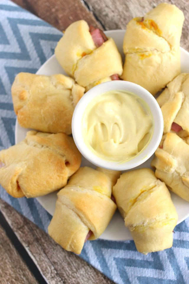 Ham And Cheese Crescent Rolls Appetizers
 17 Best images about Appetizer s on Pinterest