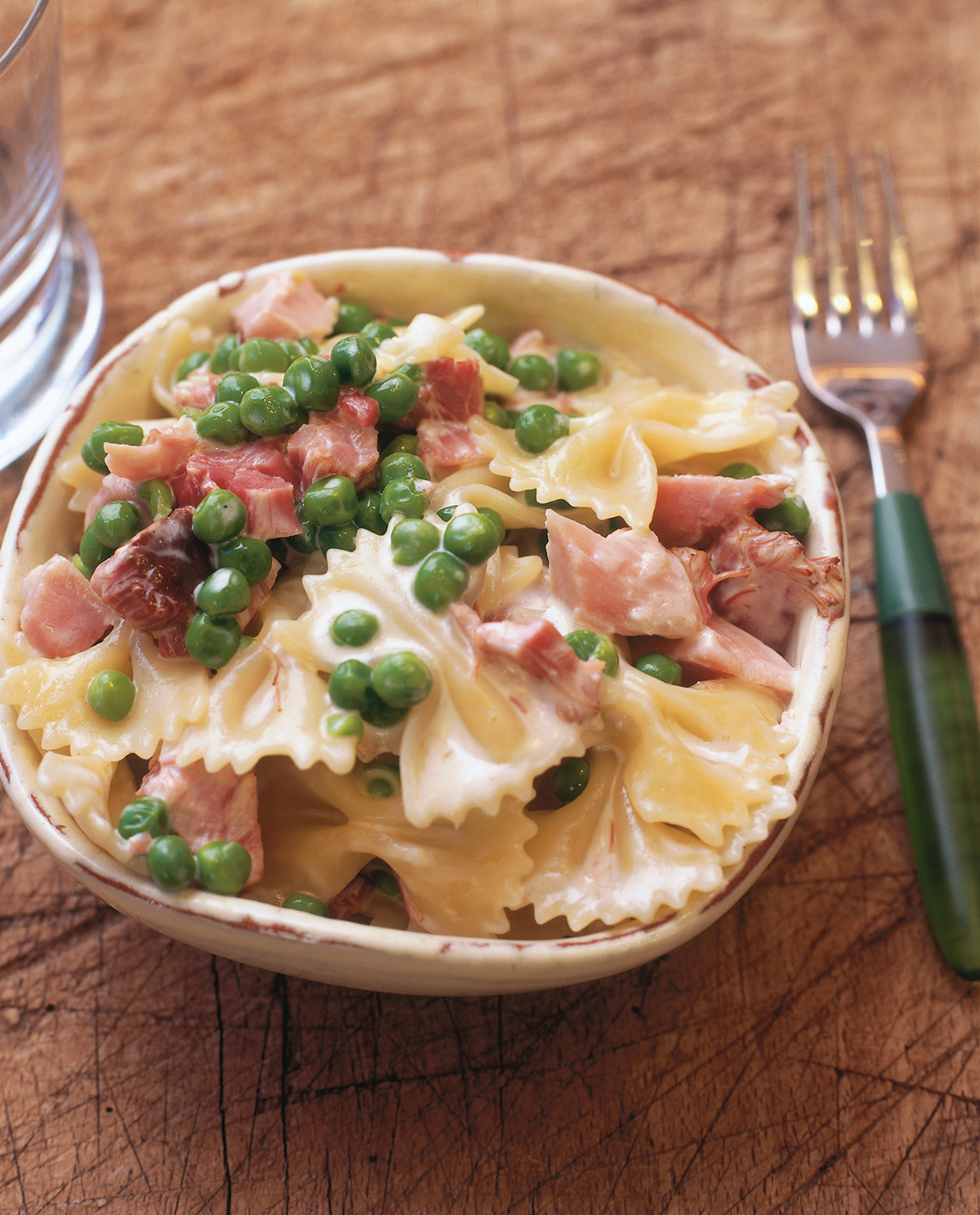 Ham And Pasta Recipes
 Pasta With Ham Peas and Cream