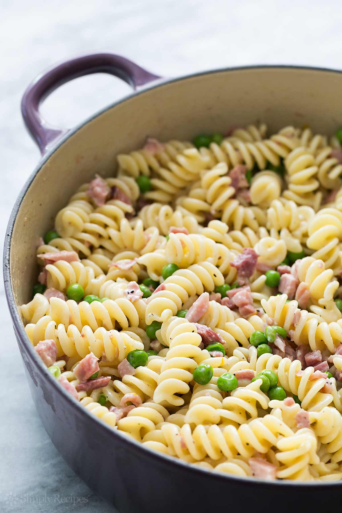 Ham And Pasta Recipes
 Pasta with Ham and Peas Recipe