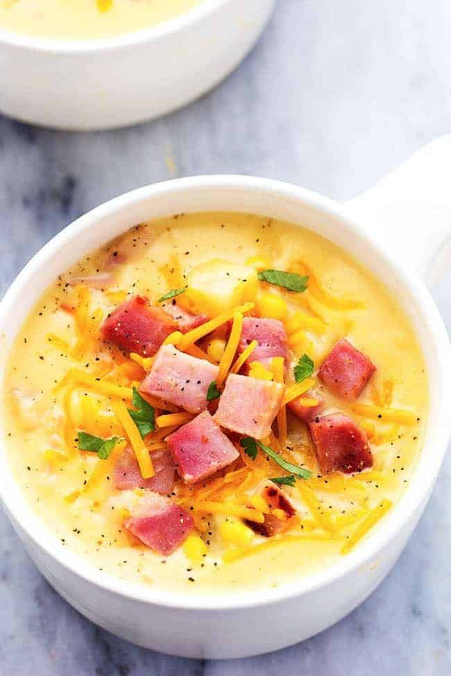 Ham And Potato Recipes
 Ham and Potato Cheddar Soup