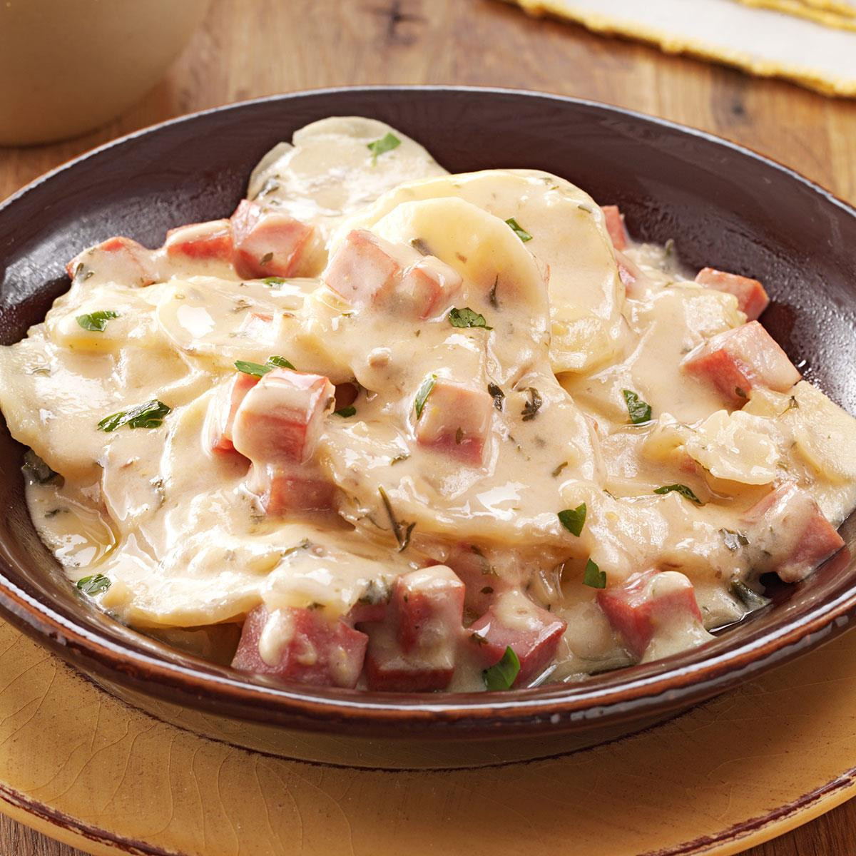 Ham And Potato Recipes
 creamy scalloped potatoes and ham recipe