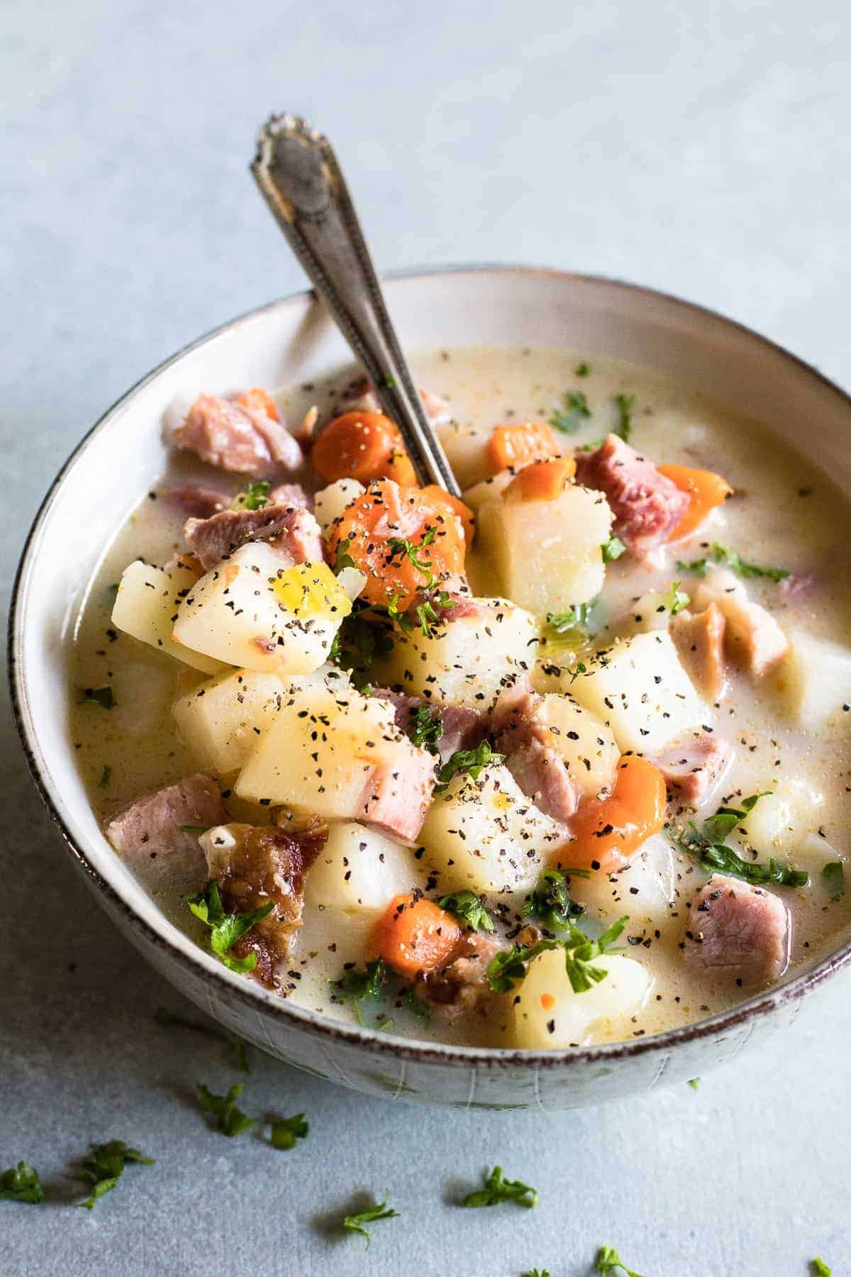 Ham And Potato Recipes
 Leftover Ham Bone Soup House of Yumm