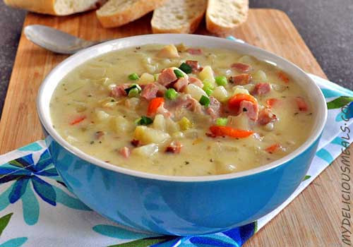 Ham And Potato Soup
 potato soup recipe ham bone