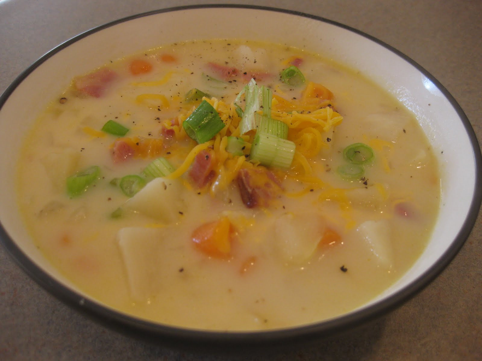 Ham Bone Potato Soup
 TheStewDenver Ham & Potato Soup