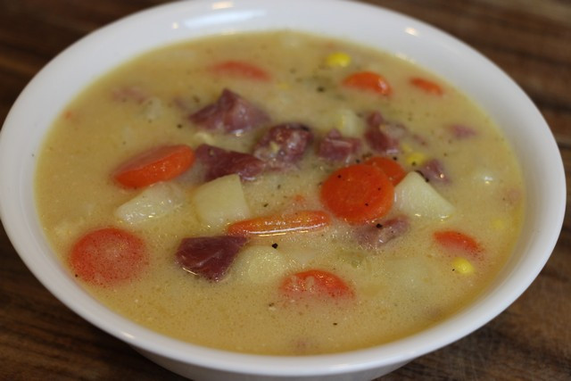 Ham Bone Potato Soup
 potato soup with ham bone recipe