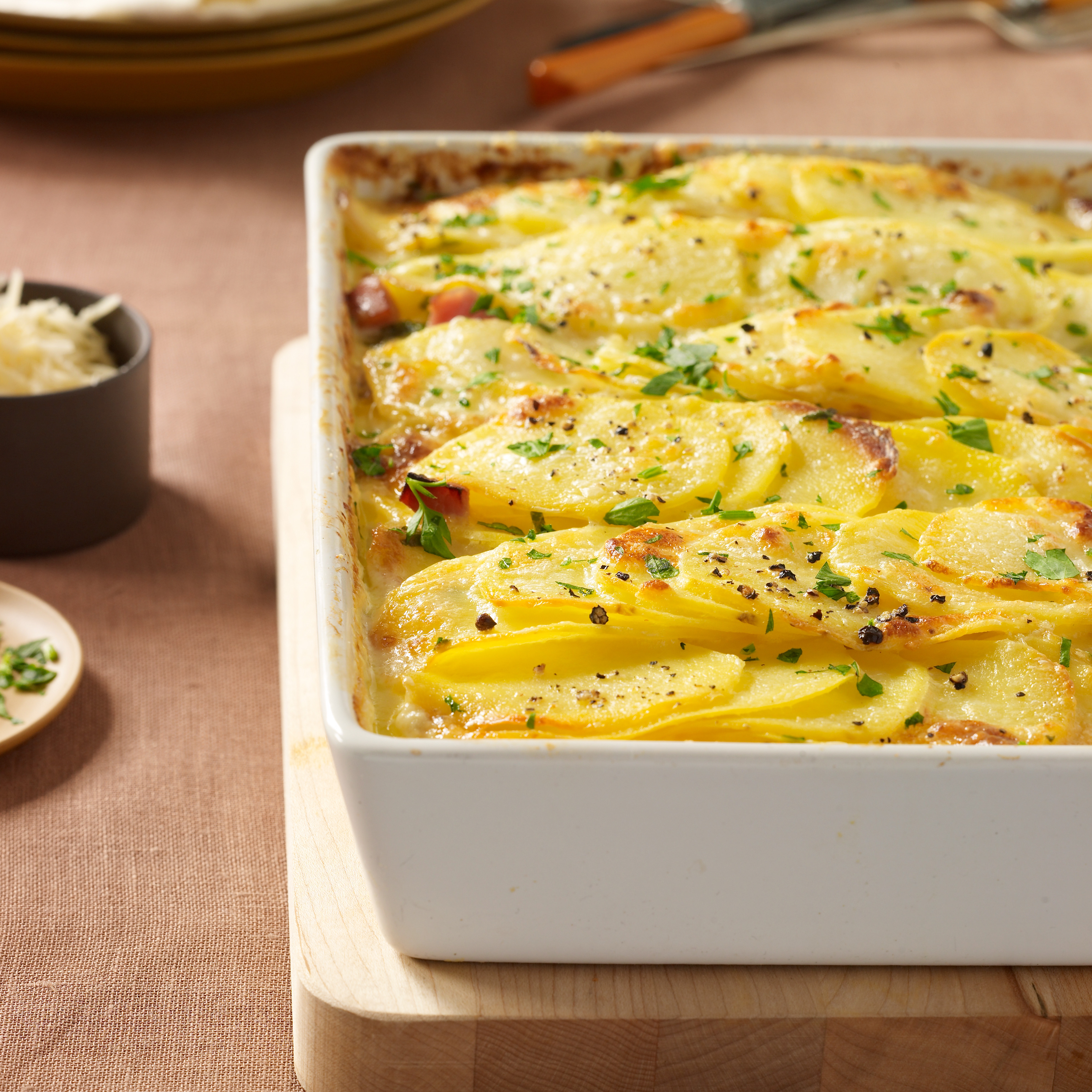 Ham Dinner Sides
 Scalloped Potatoes with Ham Recipe Justin Chapple