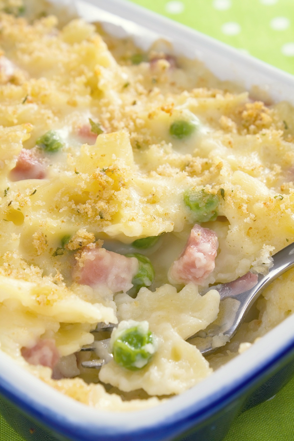 Ham Noodle Casserole
 Baked Ham Noodle Casserole with Peas The Weary Chef
