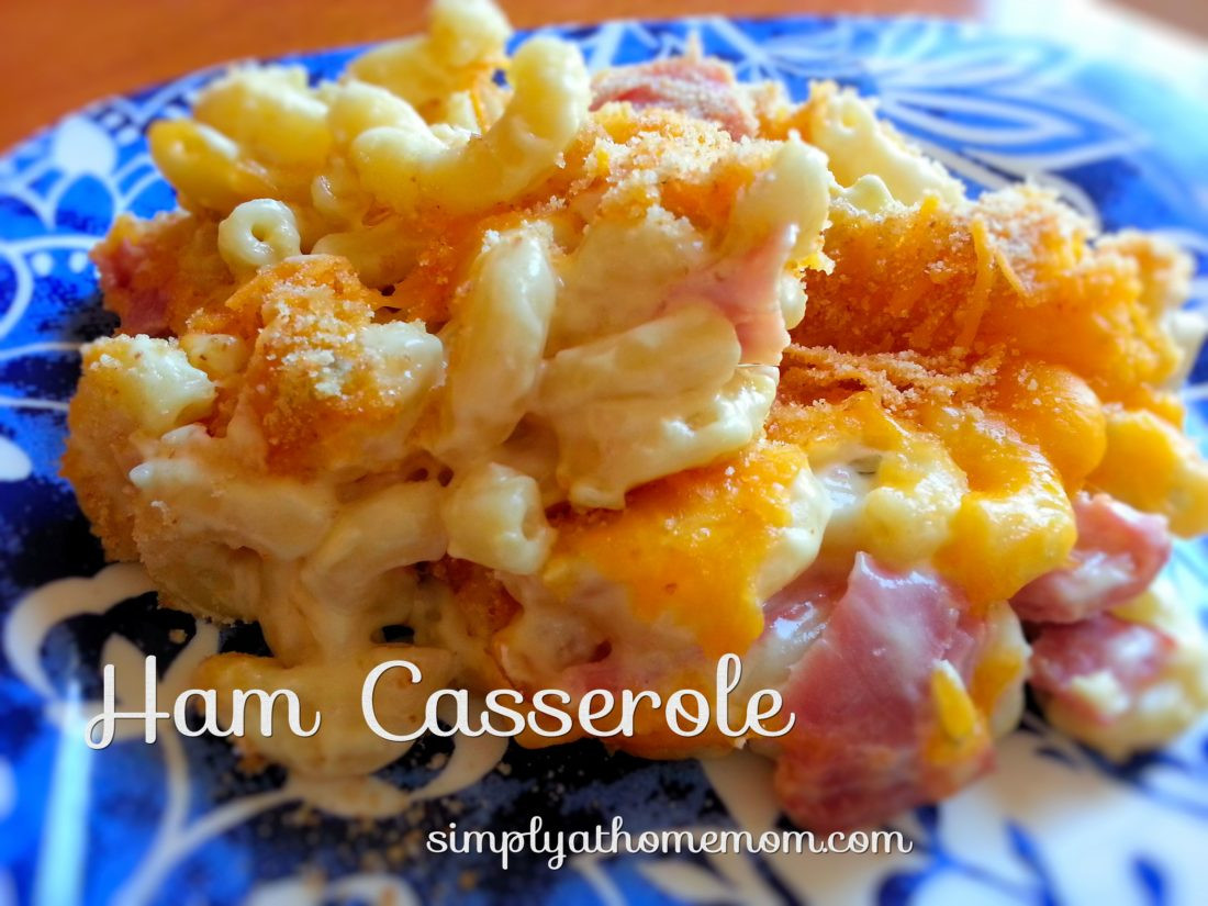 Ham Noodle Casserole
 Ham Casserole