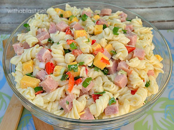 Ham Pasta Salad
 ham pasta salad