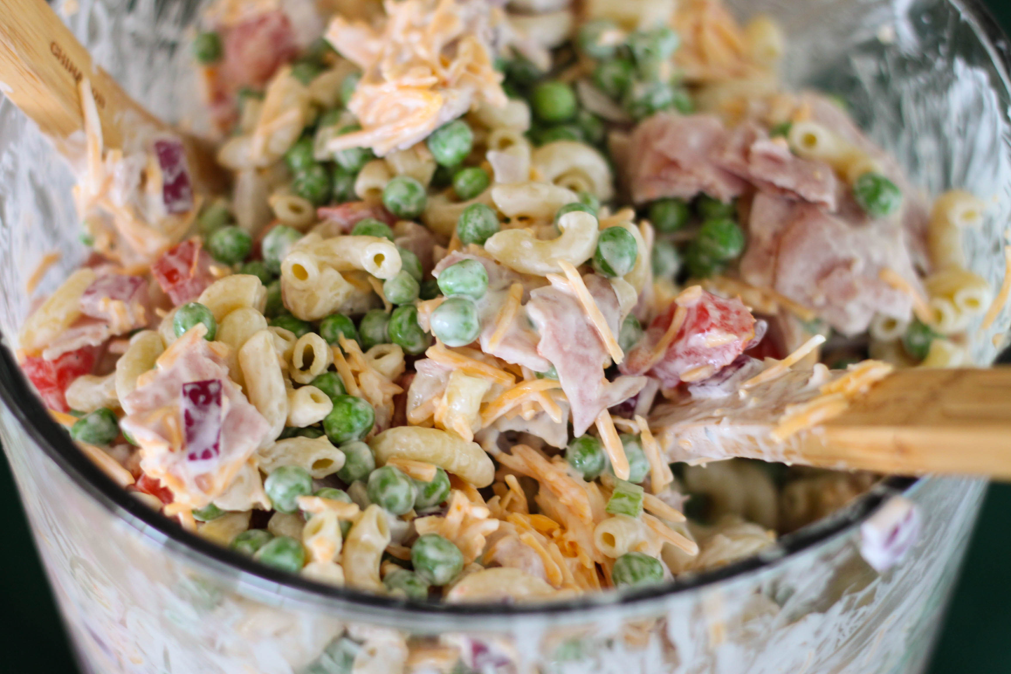 Ham Pasta Salad
 Layered Pasta Salad The Farmwife Cooks