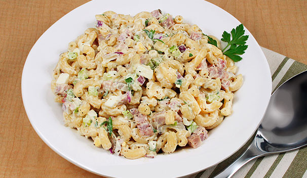 Ham Pasta Salad
 pasta salad with diced ham