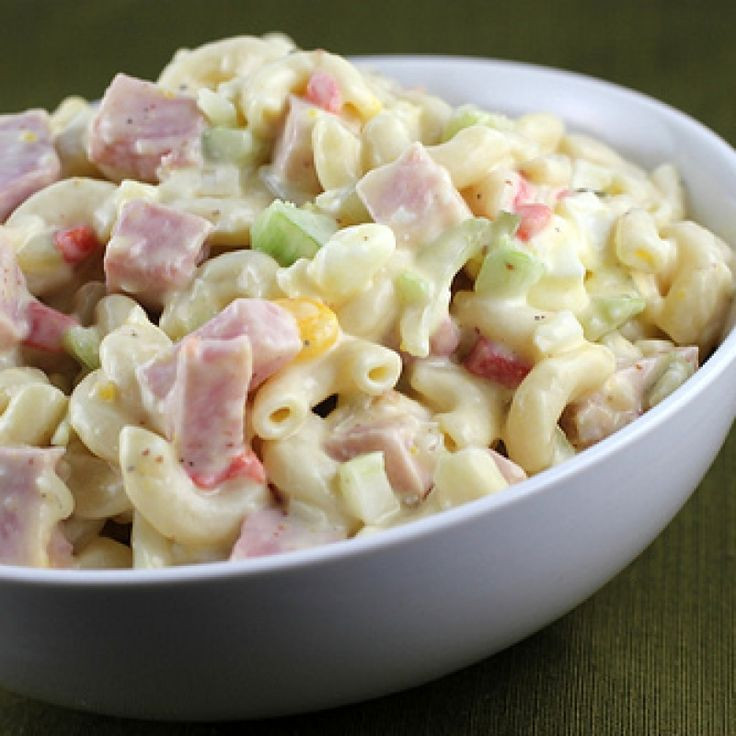 Ham Pasta Salad
 Macaroni And Ham Salad Recipe Pasta Salads