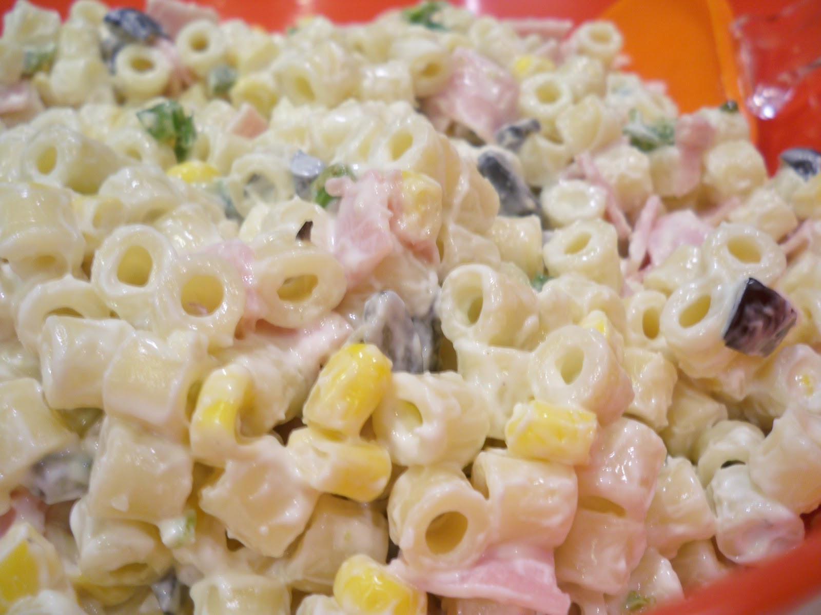 Ham Pasta Salad
 Easy Ham and Jalapeño Macaroni Salad