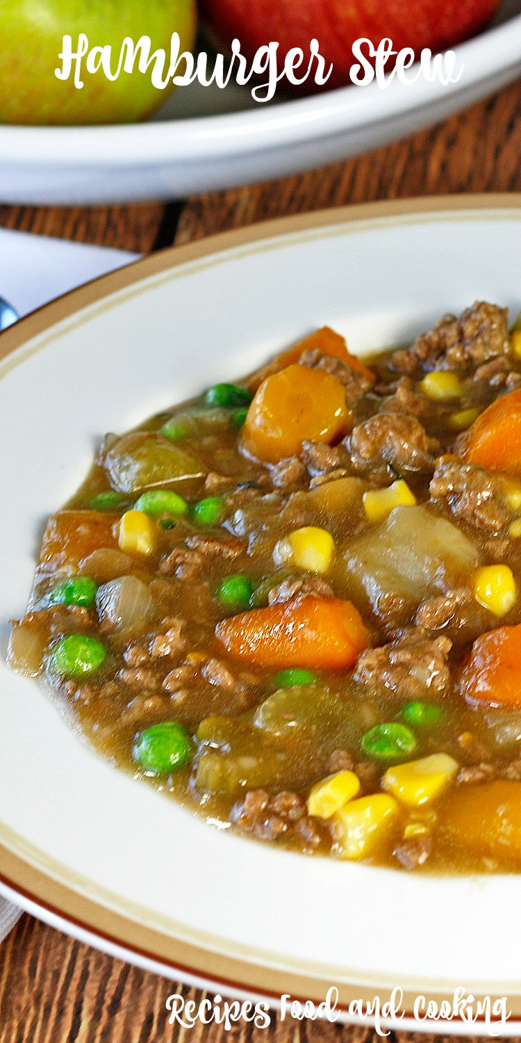 Hamburg Stew Recipe
 Hamburger Stew