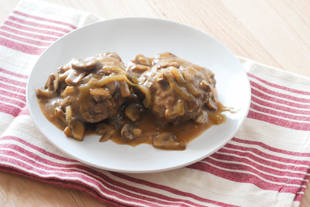 Hamburger Steak With Mushroom Gravy
 Hamburger Steak with Mushroom Gravy Macaroni and Cheesecake