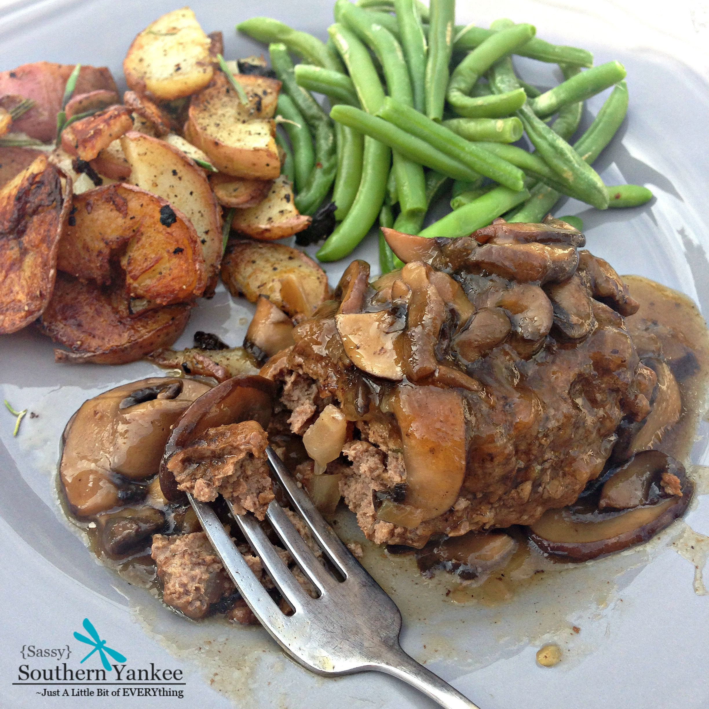 Hamburger Steak With Mushroom Gravy
 Hamburger Steaks with Mushroom ion Gravy Gluten Free