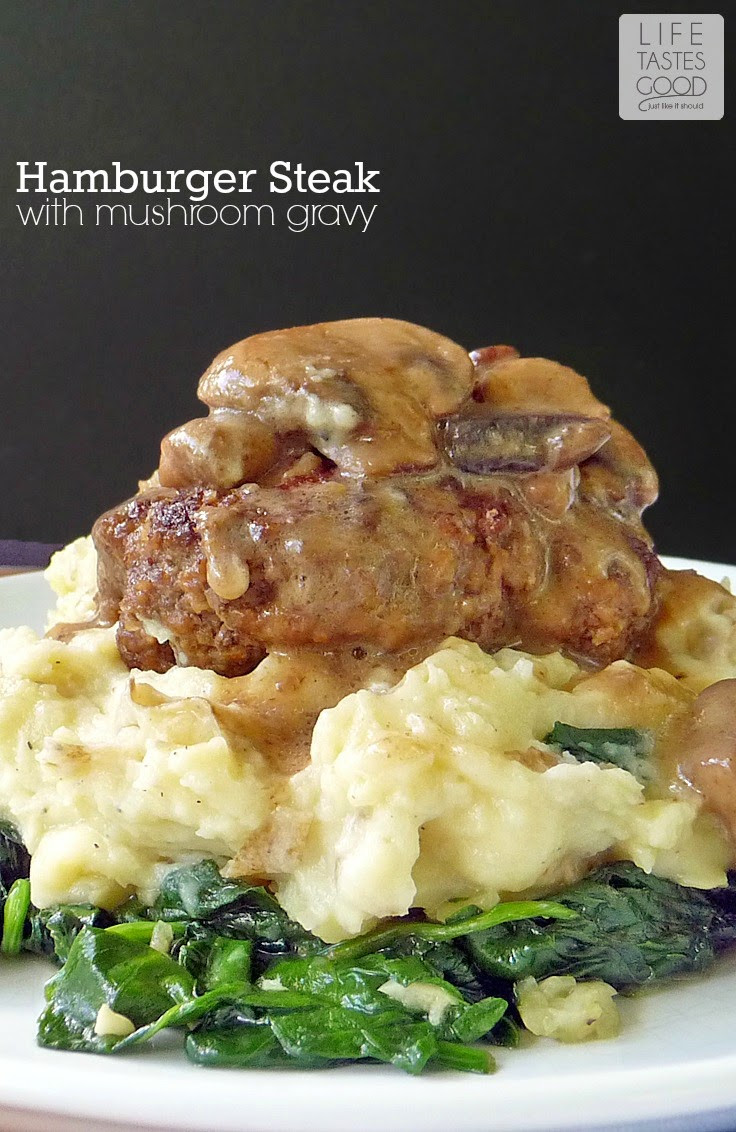 Hamburger Steak With Mushroom Gravy
 Hamburger Steak with Mushroom Gravy