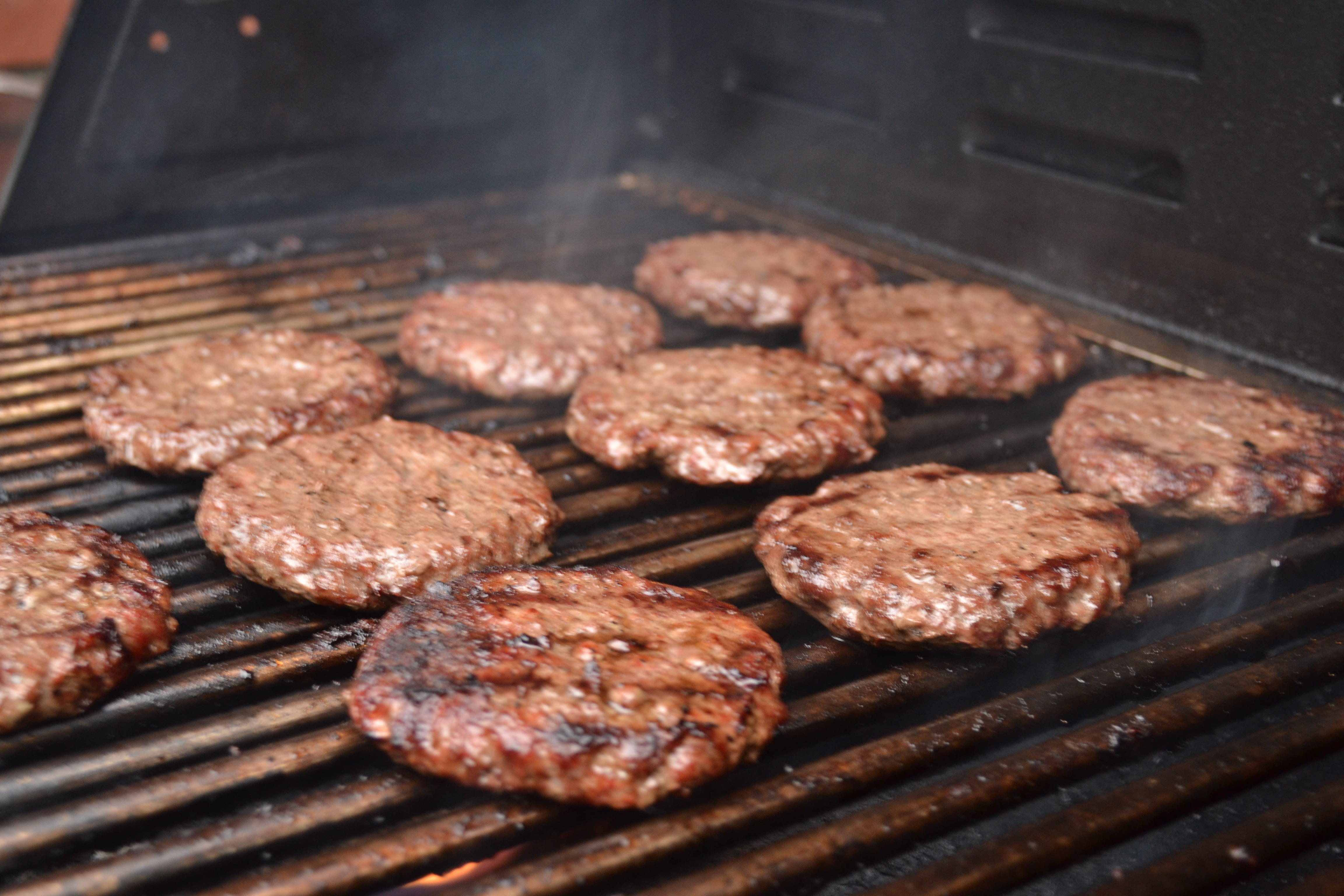 Hamburgers On The Grill
 Grilled Hamburgers