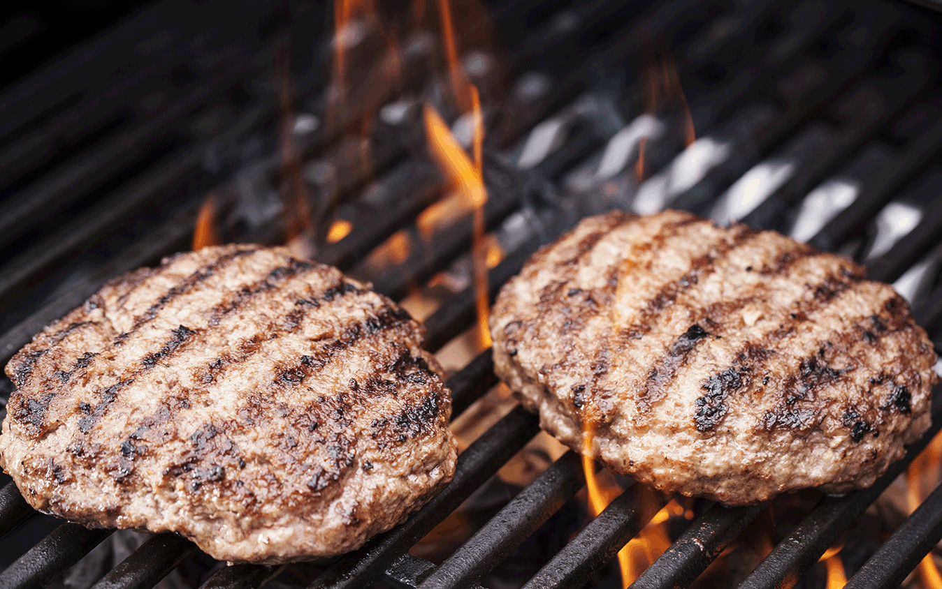 Hamburgers On The Grill
 GIANT BURGERS