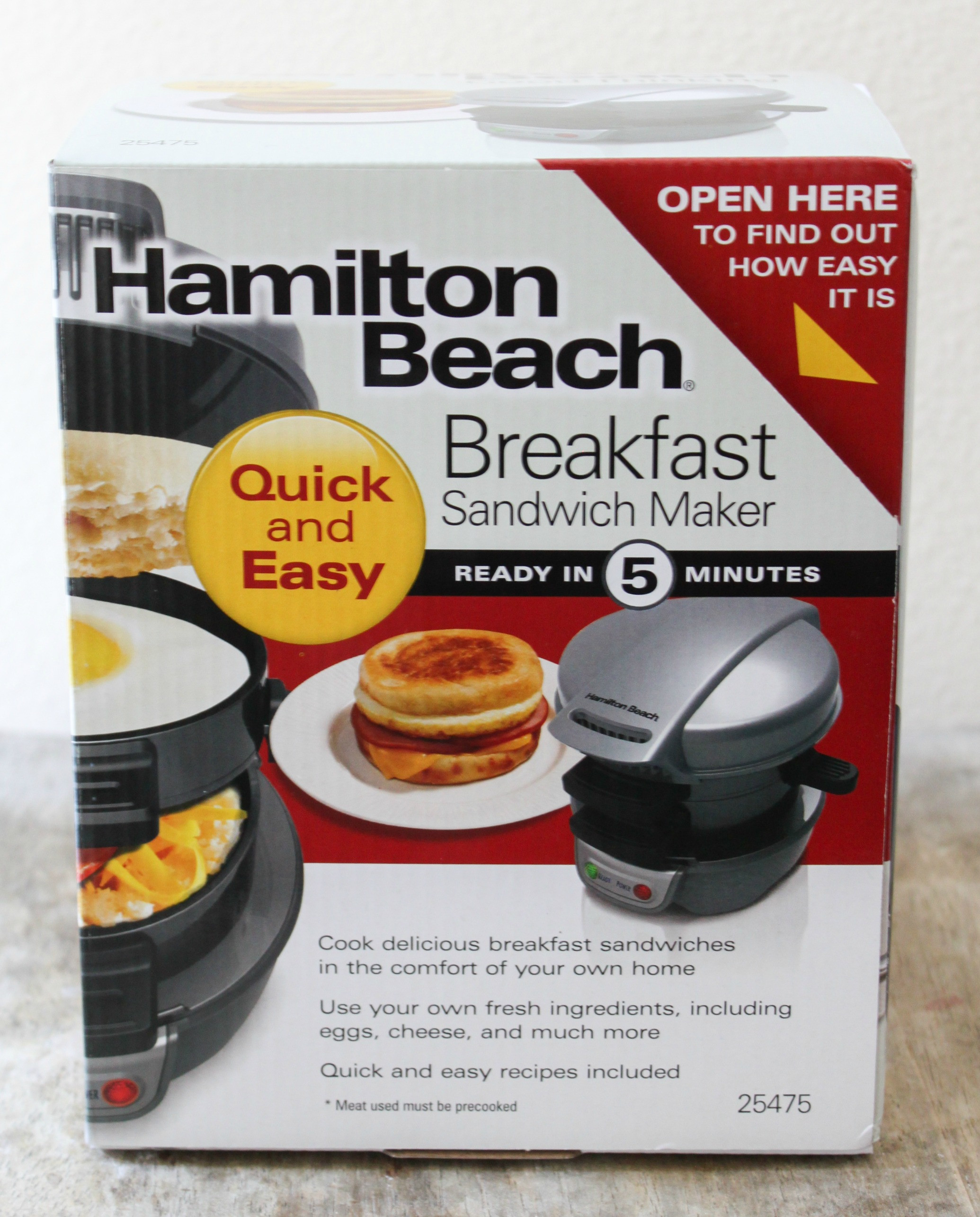 Hamilton Beach Breakfast Sandwich Maker Recipes
 My First Giveaway Hamilton Beach Breakfast Sandwich Maker
