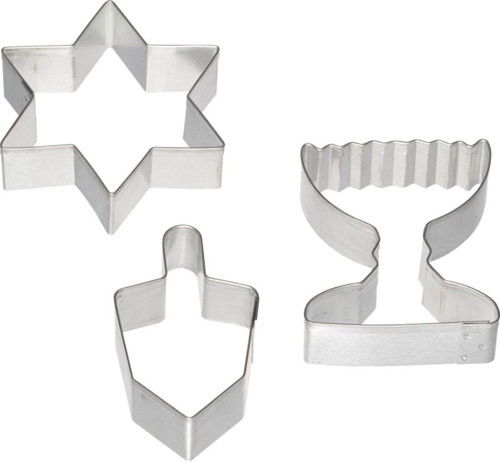 Hanukkah Cookies Cutters
 3 Piece Hanukkah Cookie Cutter Set 7 Pretty Hanukkah