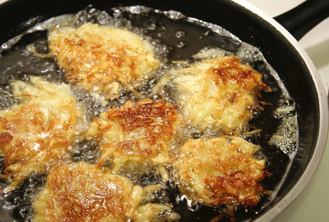 Hanukkah Potato Latkes
 Hanukkah traditions the magic of latkes