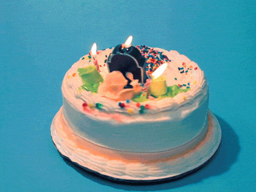 Happy Birthday Cake Gif
 Dead GIFs Find & on GIPHY