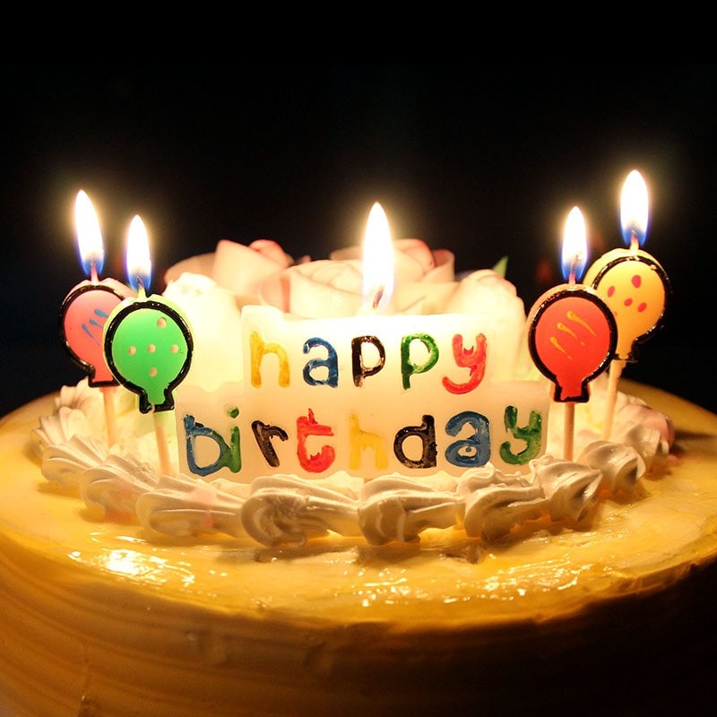 Happy Birthday Cake With Candles
 XUNZHE Birthday Cake Candles Creative Kid s Happy Birthday