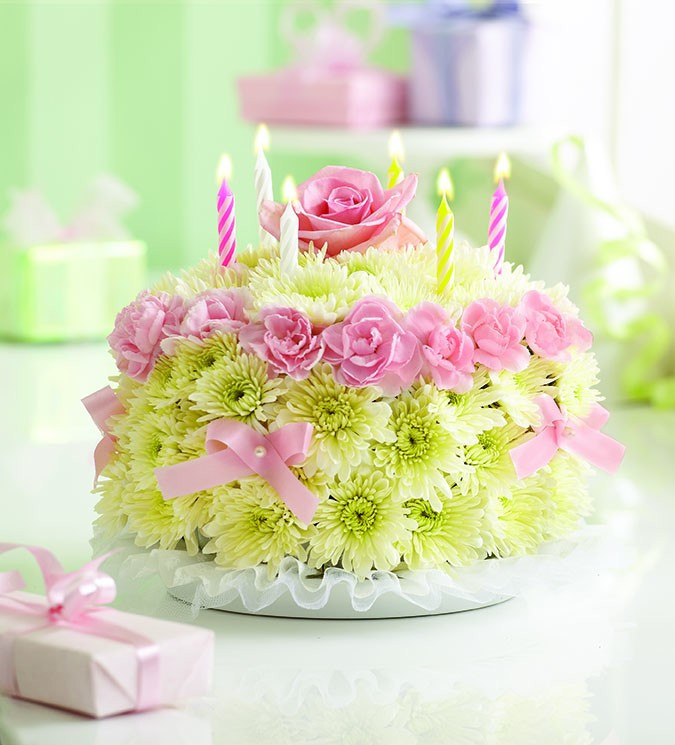 Happy Birthday Flowers And Cake
 60 Mouth Watering & Stunning Happy Birthday Cakes for You