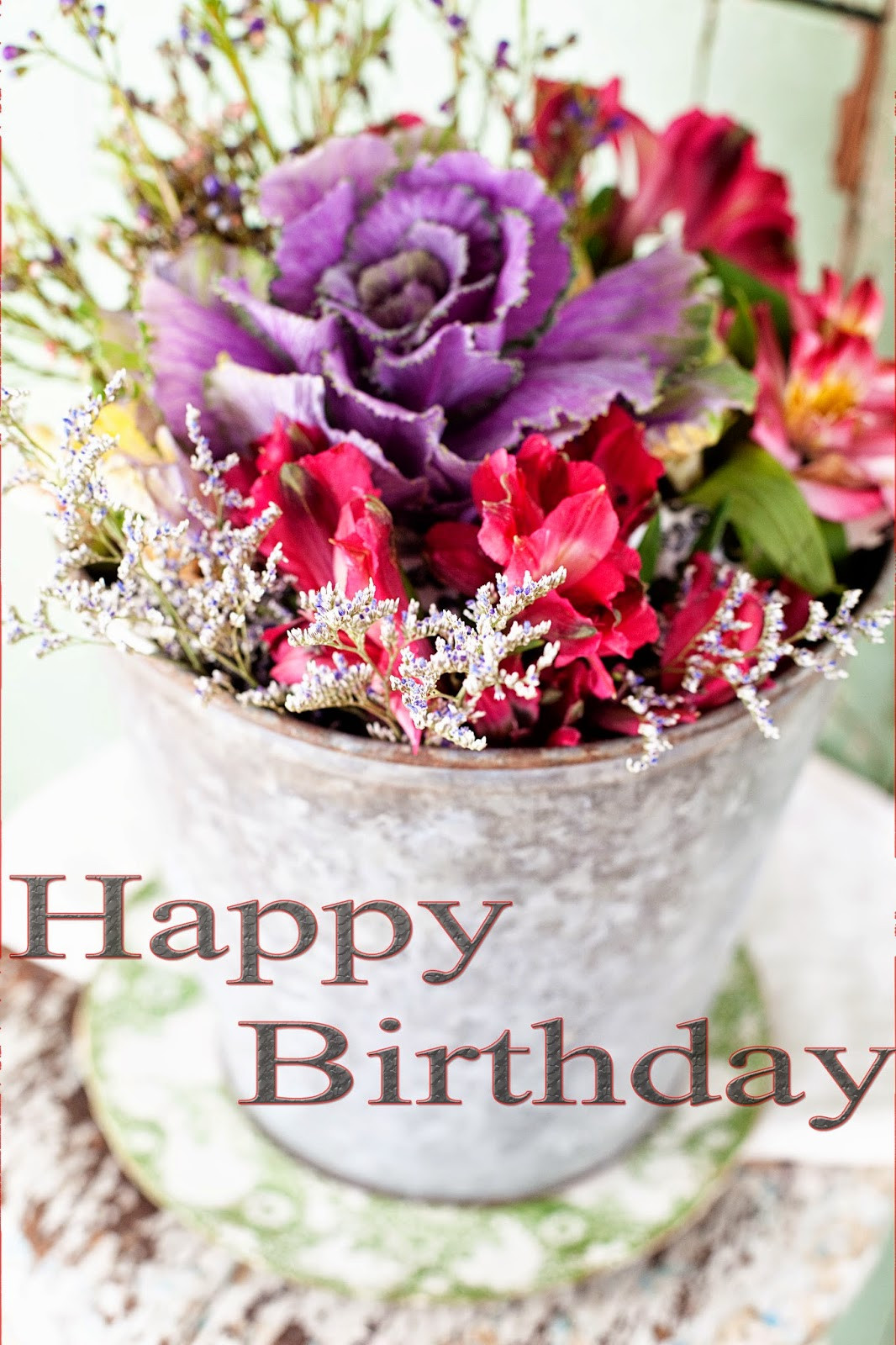 Happy Birthday Flowers And Cake
 Happy birthday cake and flowers images Greetings Wishes