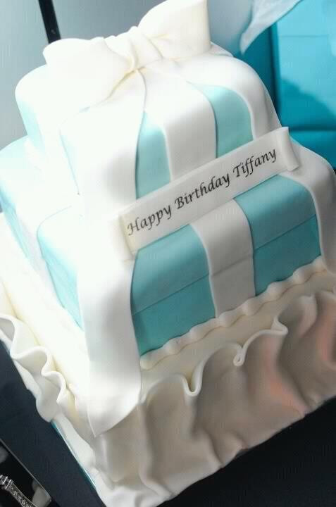 Happy Birthday Tiffany Cake
 109 best Happy birthday theme ideas for la s images on
