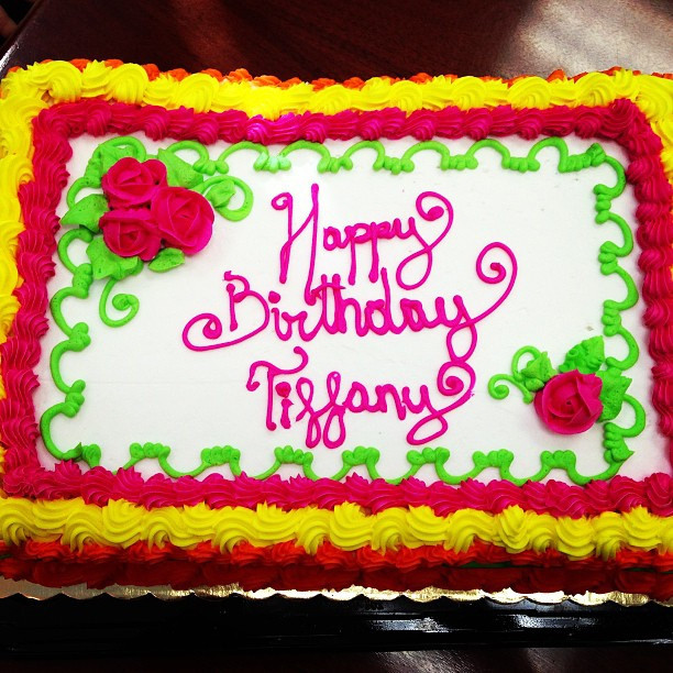 Happy Birthday Tiffany Cake
 Happy Birthday to our wonderful receptionist Tiffany