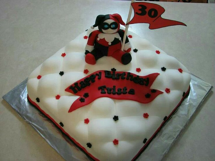 Harley Quinn Birthday Cake
 My Harley Quinn birthday cake Made by MJ s Sweet Treats