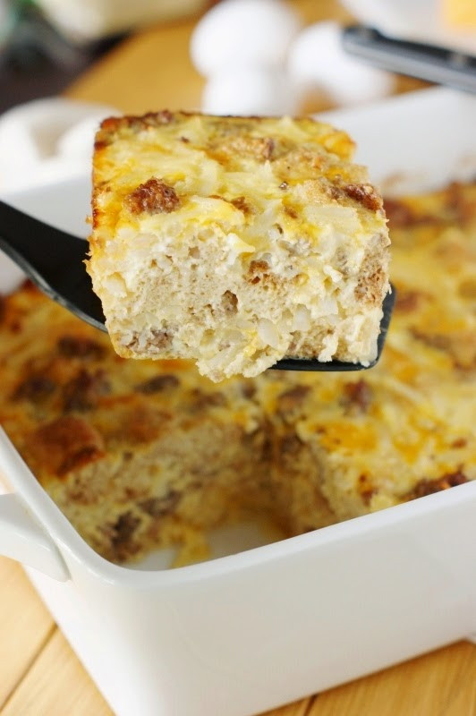 Hash Brown Casseroles Breakfast
 Overnight Sausage Egg & Hash Brown Breakfast Casserole