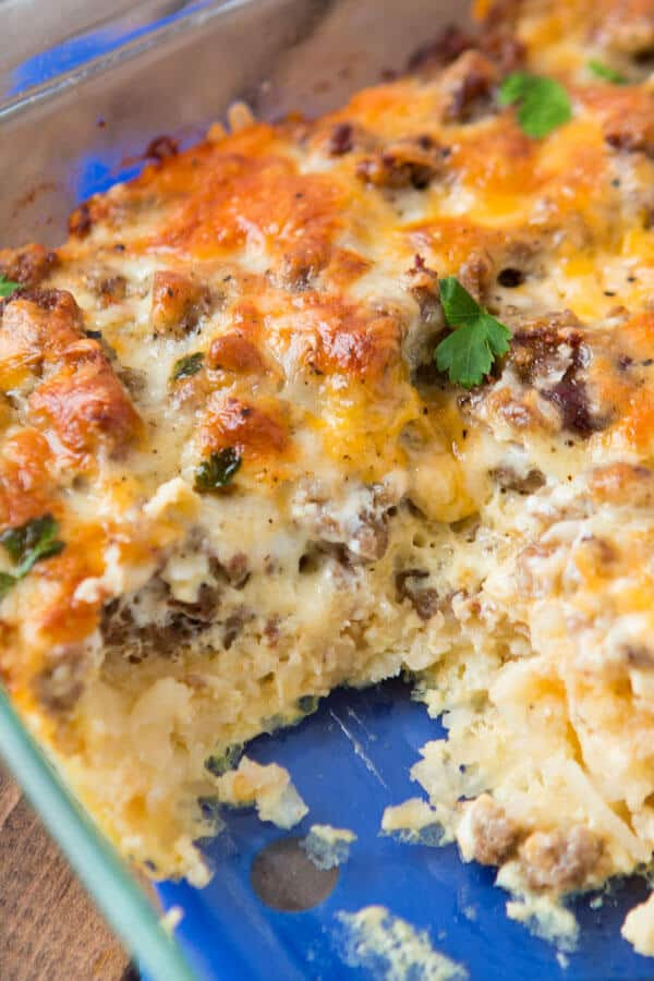 Hash Brown Casseroles Breakfast
 Cheesy Sausage Hash Brown Breakfast Casserole Oh Sweet Basil