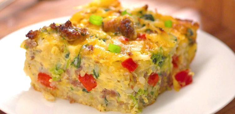 Hash Brown Casseroles Breakfast
 Sausage Egg & Cheese Hash Brown Casserole Recipe