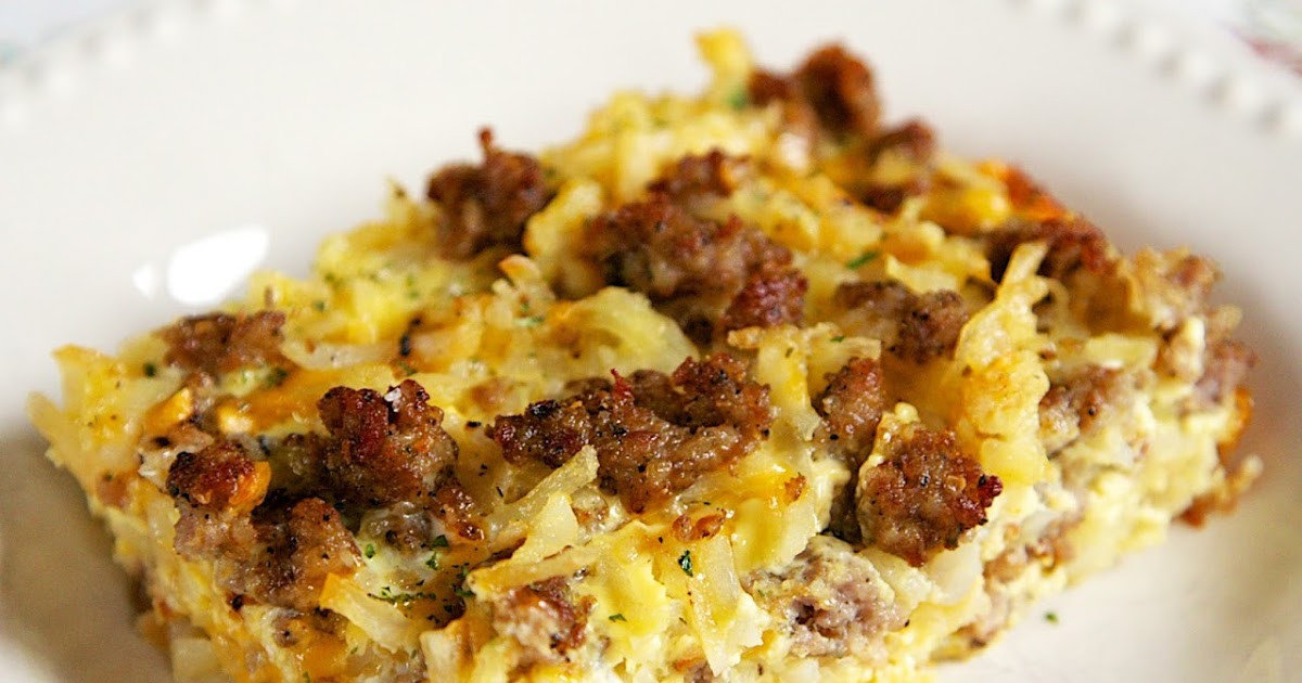 Hashbrown Breakfast Casserole Recipe
 Sausage Hash Brown Breakfast Casserole