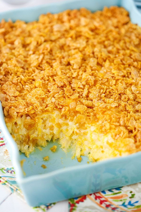 Hashbrown Potato Casserole
 Cheesy Hash Brown Casserole Life Love and Sugar