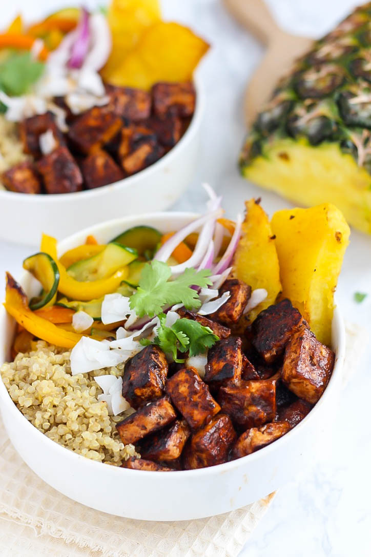 Hawaiian Main Dishes
 Hawaiian BBQ Tofu Bowls on Fit Mitten Kitchen