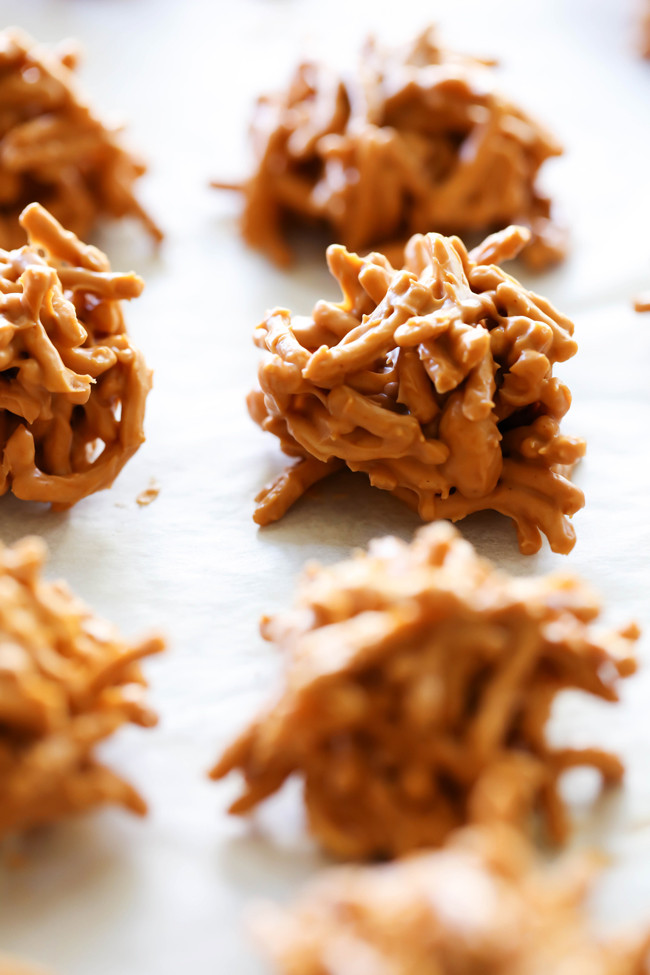 Hay Stack Dessert
 Butterscotch Haystack Cookies Chef in Training