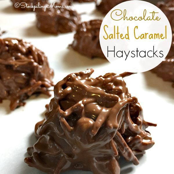 Hay Stack Dessert
 Chocolate Salted Caramel Haystacks