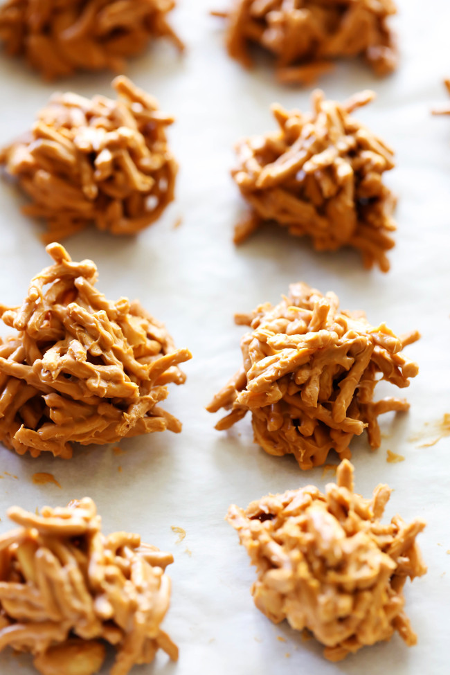 Hay Stack Dessert
 Butterscotch Haystack Cookies Chef in Training