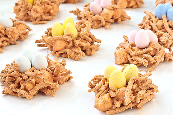 Hay Stack Dessert
 Butterscotch Birds Nests or "Haystacks" Recipe