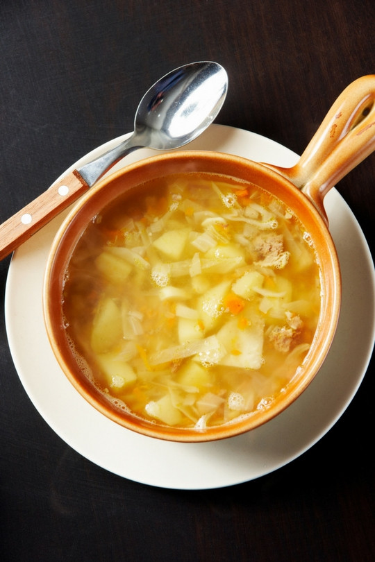 Healing Cabbage Soup
 Gingery Chinese Cabbage Soup