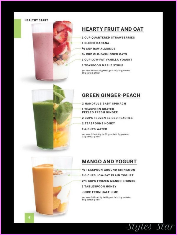 Healthiest Smoothie Recipes
 Healthy Smoothie Recipes To Lose Weight