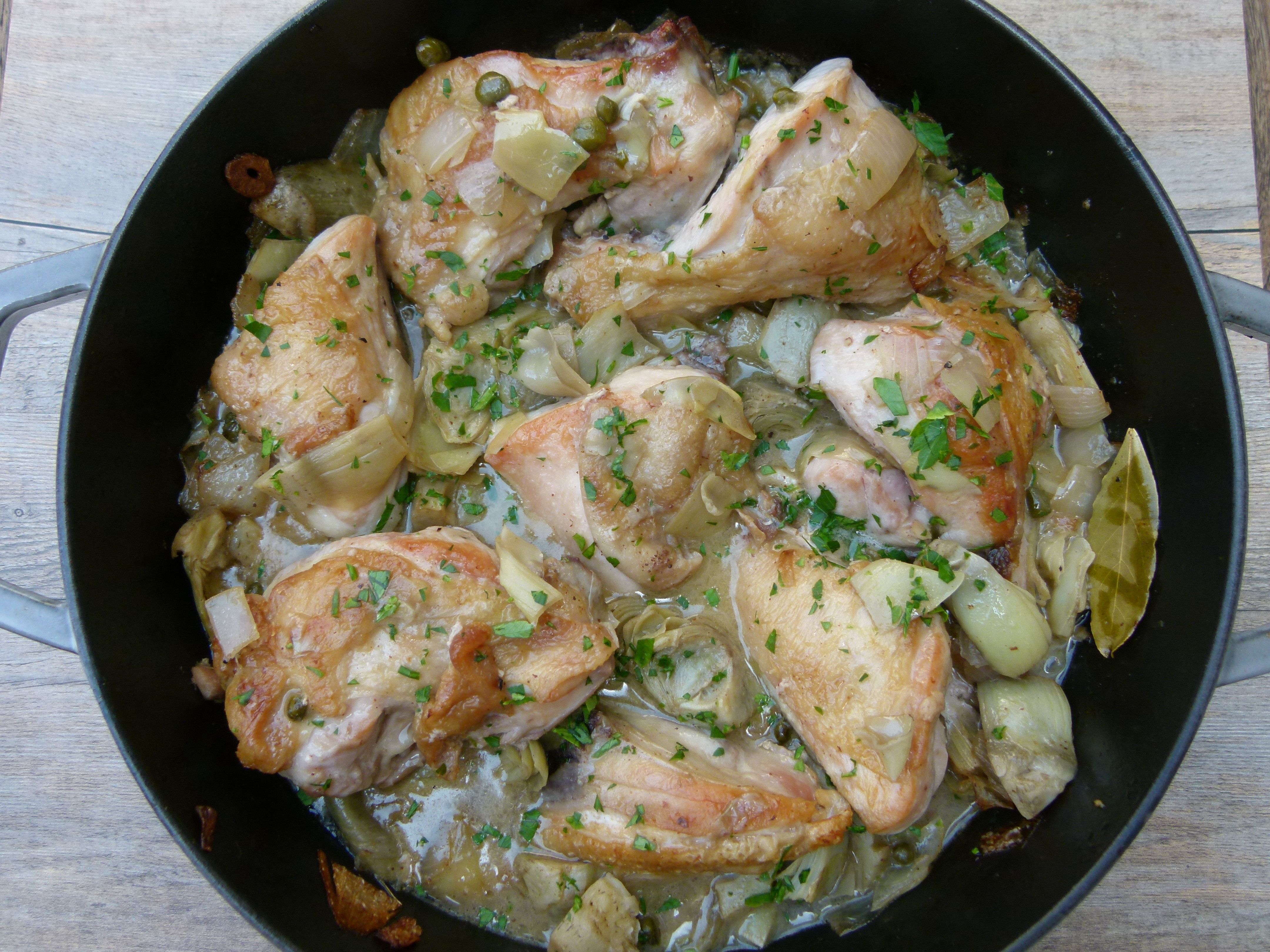 Healthy Baked Chicken Recipes
 Healthy Baked Chicken Recipe with Artichokes and Capers