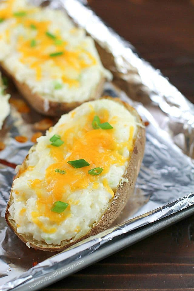 Healthy Baked Potato
 Healthy Twice Baked Potatoes Yummy Healthy Easy