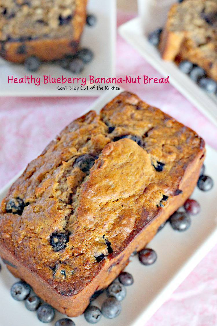 Healthy Banana Nut Bread
 Healthy Blueberry Banana Nut Bread Can t Stay Out of the