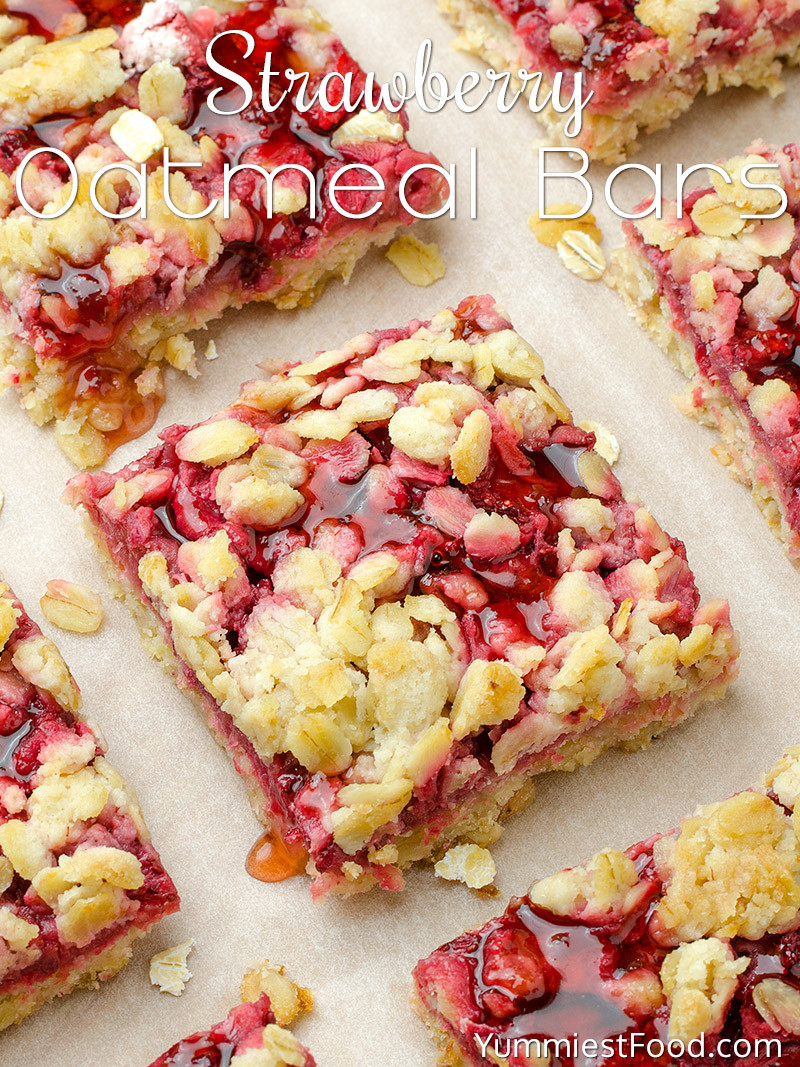 Healthy Breakfast Bar
 Healthy Breakfast Strawberry Oatmeal Bars Recipe from