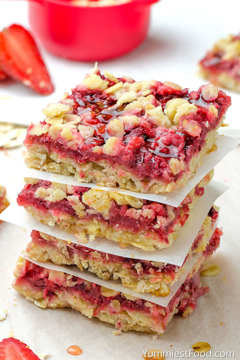 Healthy Breakfast Bar Recipe
 Healthy Breakfast Strawberry Oatmeal Bars Recipe from